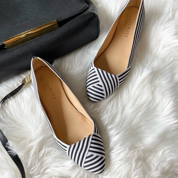 Talbots Edison Ribbons Striped Flats - Picture 7 of 11